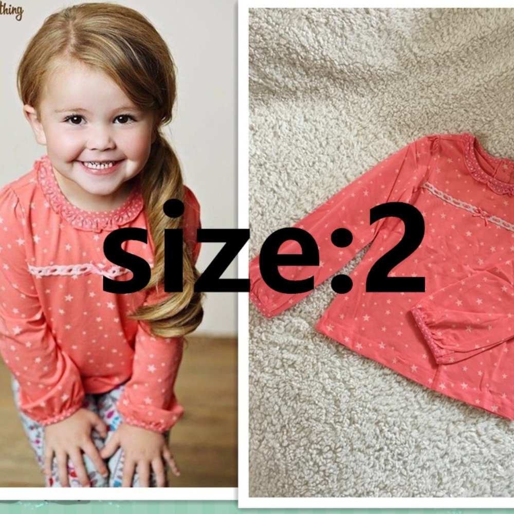 new matilda jane Coral Star Eisley Top size 2 - Picture 1 of 1